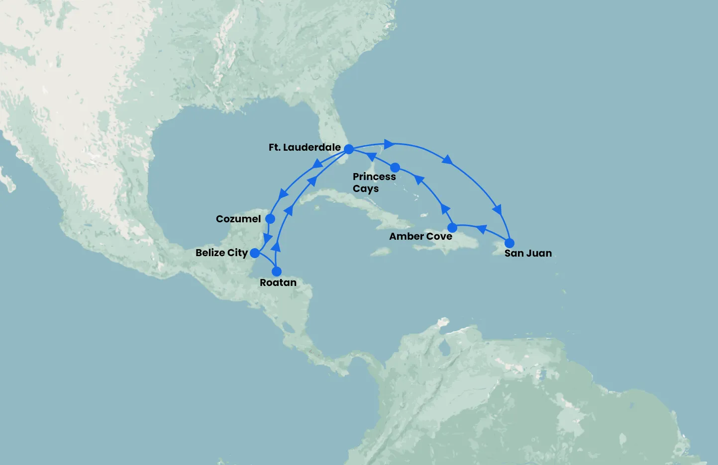 Cancun to Caribbean in Style – Sun Princess Voyage